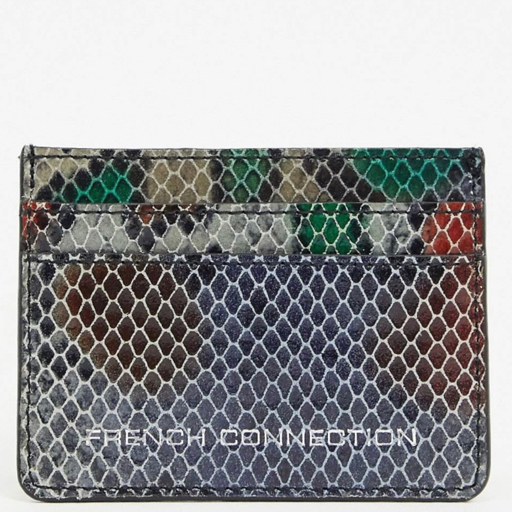 French Connection Leather Card Holder